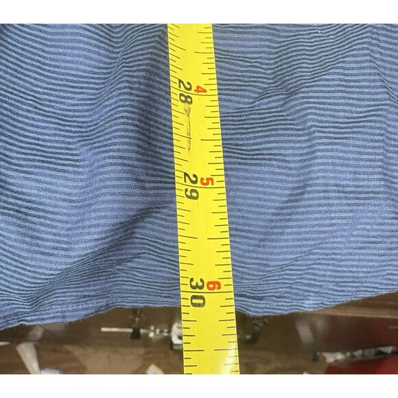 Robert Graham Shirt Mens 3XL Blue Paisley Flip Cuff Button Down Navy Vivid - Picture 8 of 8